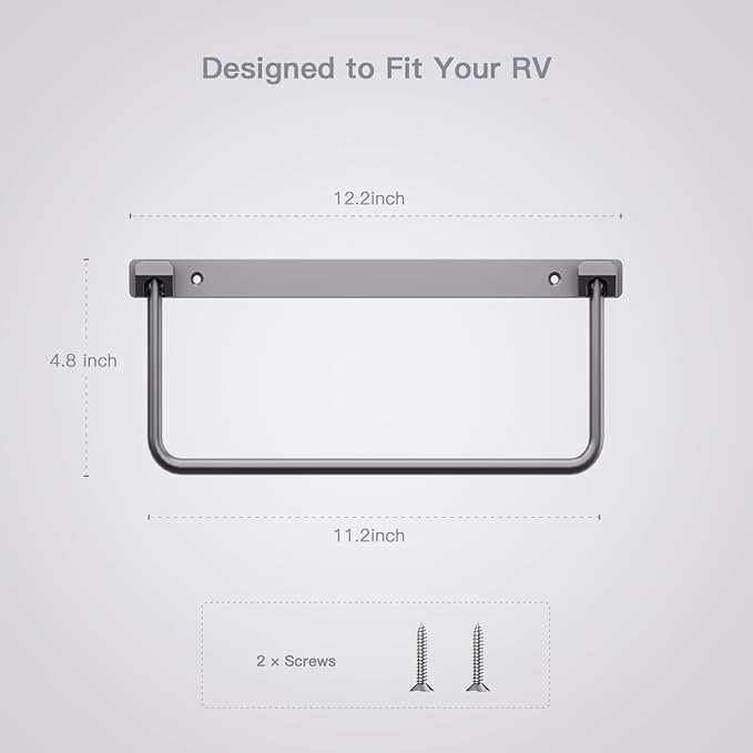 Safoner RV Shoe Storage Solution- Aluminum Camper Shoe Rack, Wall-Mounted Organizer Shelf, Efficient Space-Saving Holder for Various Footwear, Essential Accessories for Travel Trailers- 4 Packs