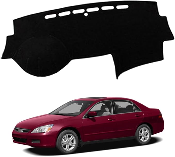XITER Polyester Dashboard Cover Mat Carpet Dash Nonslip Sun Shade Mat Compatible For Honda accord 2003 2004 2005 2006 2007.