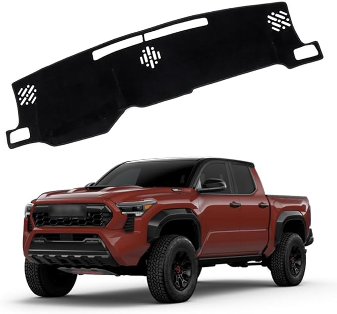 XITER Polyester Dashboard Cover Mat Carpet Dash Nonslip Sun Shade Mat Compatible For tacoma 2024 2025