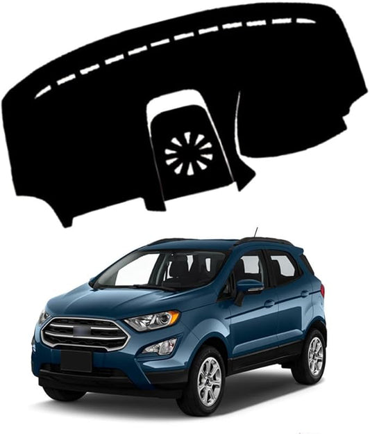 XITER Polyester Dashboard Cover Mat Carpet Dash Nonslip Sun Shade Mat Compatible For Ford 2018-2022 EcoSport.