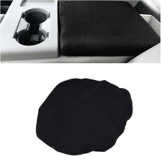 PIT66 Center Armrest Console Lid Cover, Compatible with Ford F150 F250 2014-2023 Black