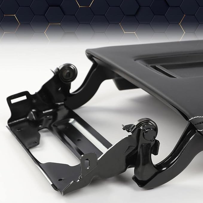 PIT66 Center Console Armrest Lid Compatible with Chevy Tahoe/Suburban/GMC Yukon/Yukon XL 2015-2019 Console Cover Armrest Lid Brown 0227083AA L0227083AA Black