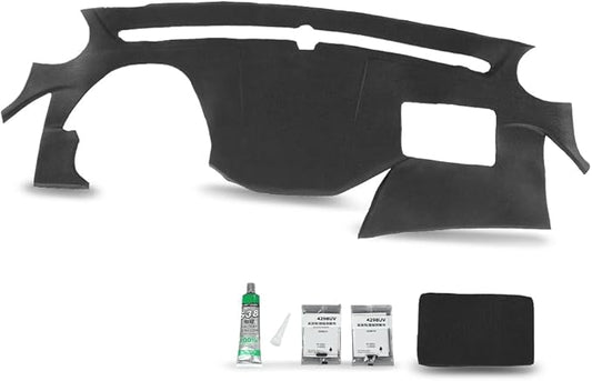 PIT66 Dash Bezel Cover Black Compatible with Hyundai Sonata 2011-2014 Dashboard Cover Panel