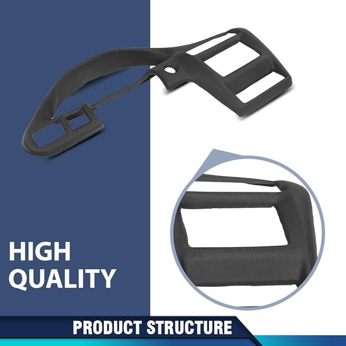 PIT66 Dash Bezel Cover W/adhesive, Compatible with Chevy Cavalier LS Sport 2002-2005/ Cavalier Z24 2000-2002/ Cavalier Base LS 2000-2005 Dashboard Panel