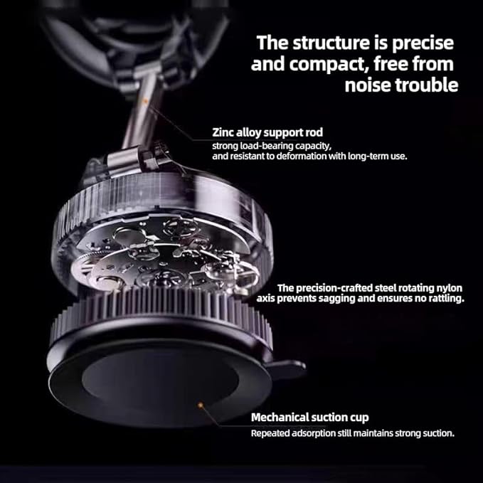 15W Magsafe Wireless Charging Car Phone Holder, 360° Adjustable Multifunctional Car Mount Charger, Fast Wireless Charging for iPhone 17 16 15 14 13 12 Pro Max, Good for Car Dashboards/Windshields