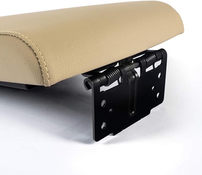 PIT66 Center Consoles Lid, Console Armrest Cover Compatible with Ford Flex 2013 2014 2015 2016 2017 Arm Rest lid, Beige FA8Z-7406024-AA FA8Z7406024AA