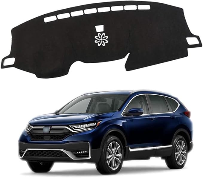 XITER Polyester Dashboard Cover Mat Carpet Dash Nonslip Sun Shade Mat Compatible For Honda CRV 2017 2018 2019 2020 2021 2022.