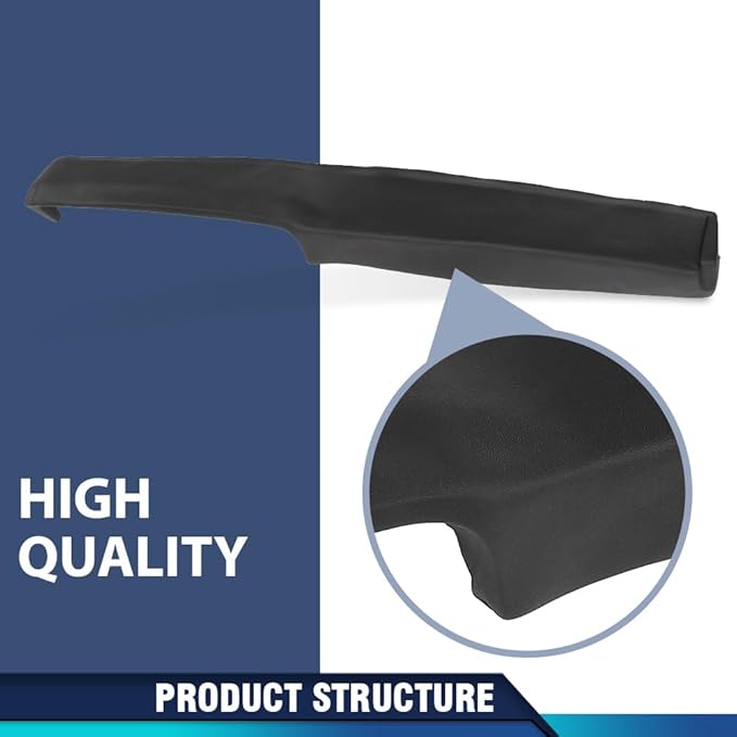 PIT66 Dash Bezel Cover Dashboard Black Compatible with Buick Apollo/Olds Omega 1972-1974 Fit Chevy Chevy II/Chevy Nova 1969-1974 Fit Pontiac Ventura 1971-1974 Instrument Panel