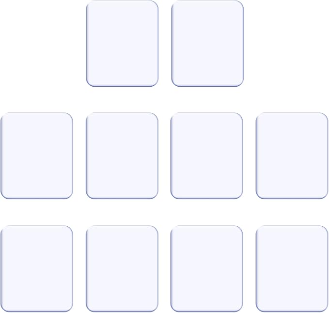 Sticky Gel Pads (10 Pack), As Seen On TV Removable Traceless Gripping Pad Washable Reusable Anti Slip Pad for Car Dashboard Office Home Stick Anything Anywhere, Clear