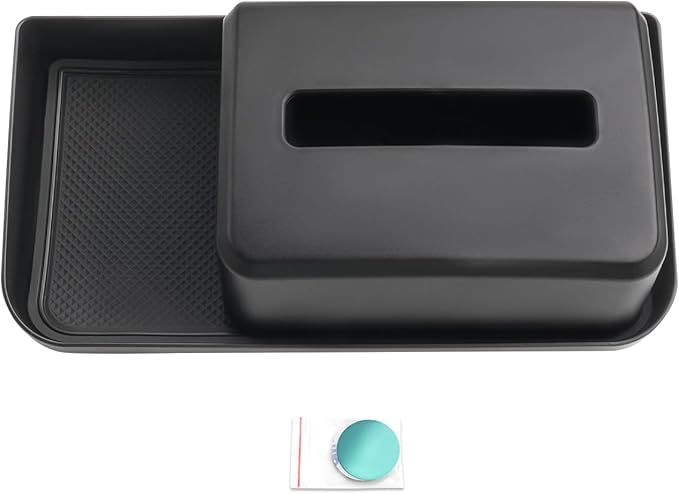 SXCY for 2022-2025 Mitsubishi Outlander Screen Back Organizer [Not for Outlander Sport] 2024 2025 Outlander Dashboard Tray 2024 2025 Outlander Accessories 2025 Outlander Behind Screen Tissue Tray