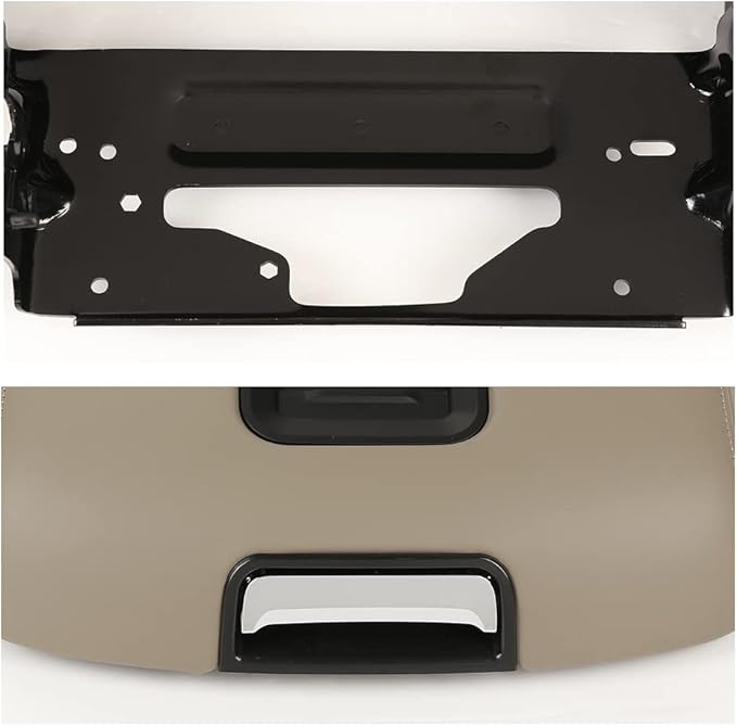 PIT66 Center Console Armrest Lid w/Charger Compatible with Chevy Tahoe/Suburban/GMC Yukon/Yukon XL 2015-2019 Console Cover Armrest Lid 0227083AA L0227083AA Brown