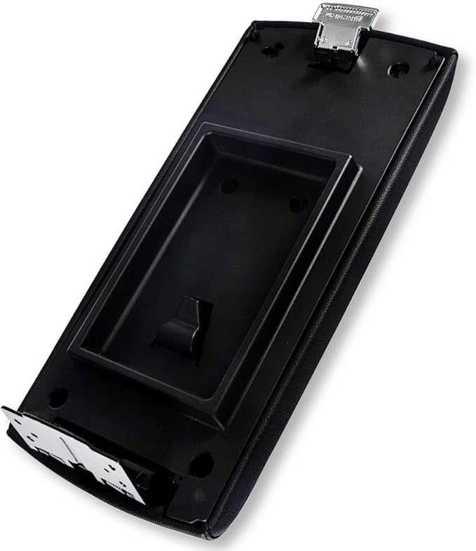 PIT66 Center Console LID, Compatible with Ford Flex 2013-2017, Armrest Cover, Black EA8Z7406024AB DA8Z7406024AC