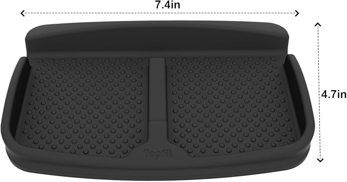 ThinSGO Anti-Slip Car Dash Grip Pad for Cell Phone, Keychains, Sun Glasses,Stand for Navigation Cell Phone (Black)