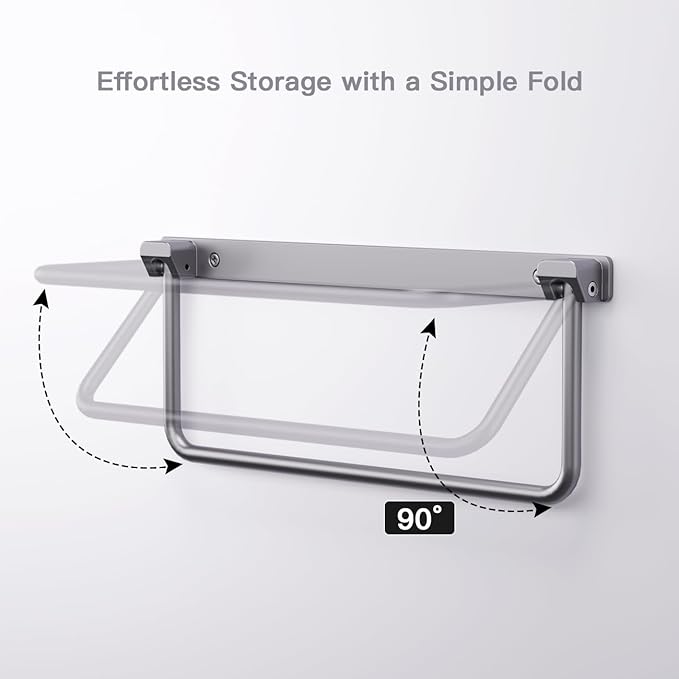 Safoner RV Shoe Storage Solution- Aluminum Camper Shoe Rack, Wall-Mounted Organizer Shelf, Efficient Space-Saving Holder for Various Footwear, Essential Accessories for Travel Trailers- 4 Packs