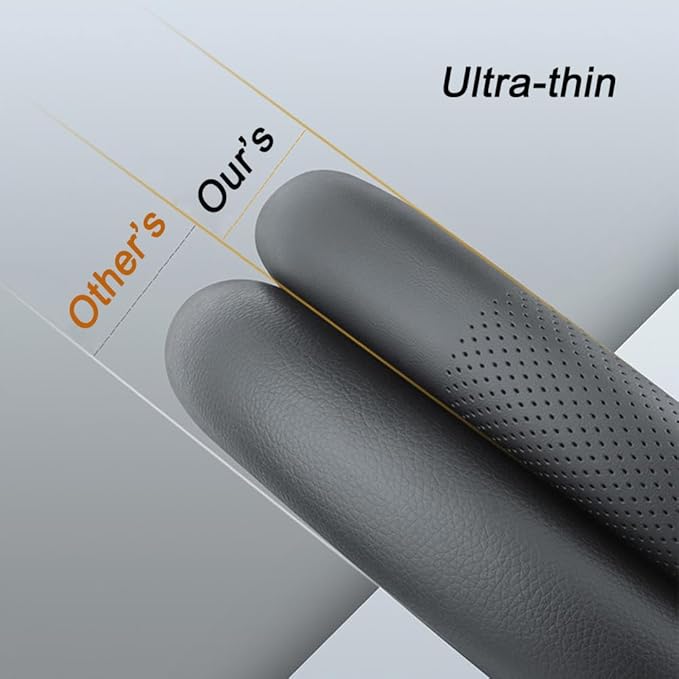 XHRING Car Steering Wheel Cover for Ford F150 F250 Raptor F250 Super Duty F350 Expedition Accessories F-150 XL XLT Lariat King Ranch Platinum Limited Lightning Tremor Leather Black 15 ½''-16''