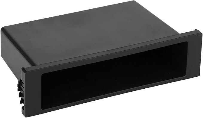 Aramox Car Stereo Storage Box Dashboard Organizer Pocket Universal 1Din Inner Interior Organizer for Select Model Accessories