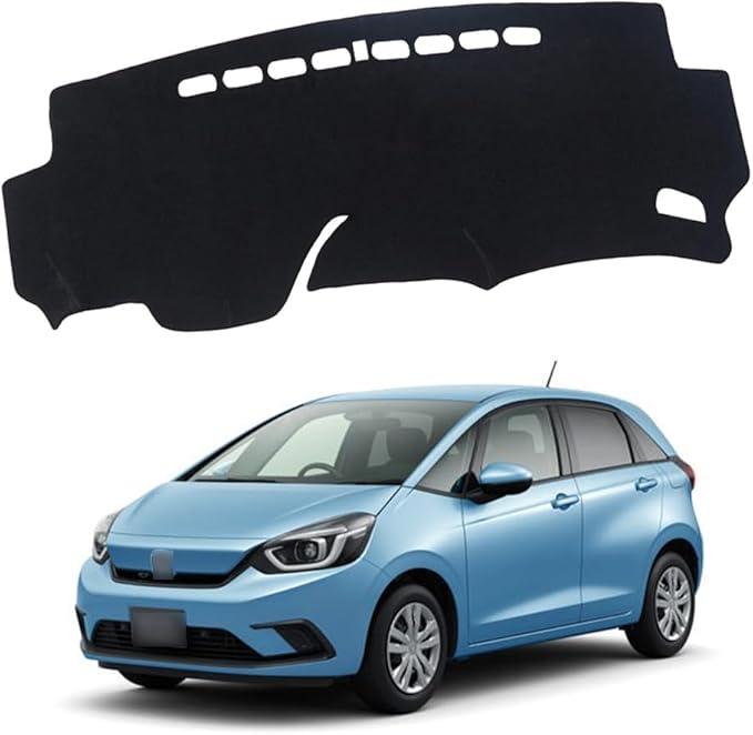 XITER Polyester Dashboard Cover Mat Carpet Dash Nonslip Sun Shade Mat Compatible For Honda FIT 2015 2016 2017 2018 2019 2020.
