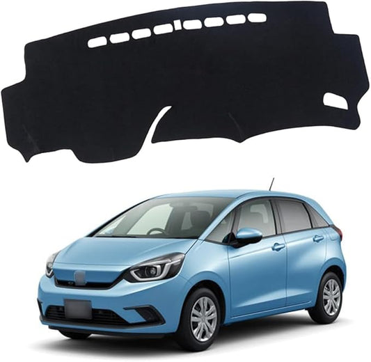 XITER Polyester Dashboard Cover Mat Carpet Dash Nonslip Sun Shade Mat Compatible For Honda FIT 2015 2016 2017 2018 2019 2020.