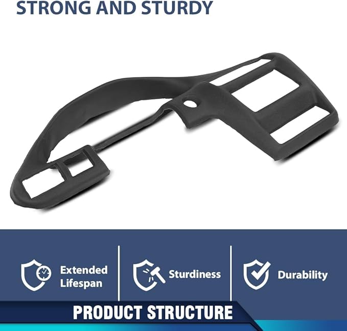 PIT66 Dash Bezel Cover W/adhesive, Compatible with Chevy Cavalier LS Sport 2002-2005/ Cavalier Z24 2000-2002/ Cavalier Base LS 2000-2005 Dashboard Panel