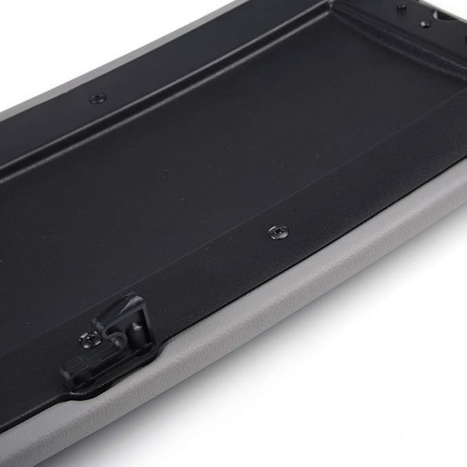 PIT66 Center Console Lid Cover, Compatible with 1997-2000 Ford Explorer/1997-2001 Mercury Mountaineer/2001-2002 Ford Explorer Sport Trac Light Gray Armrest Lid Kit