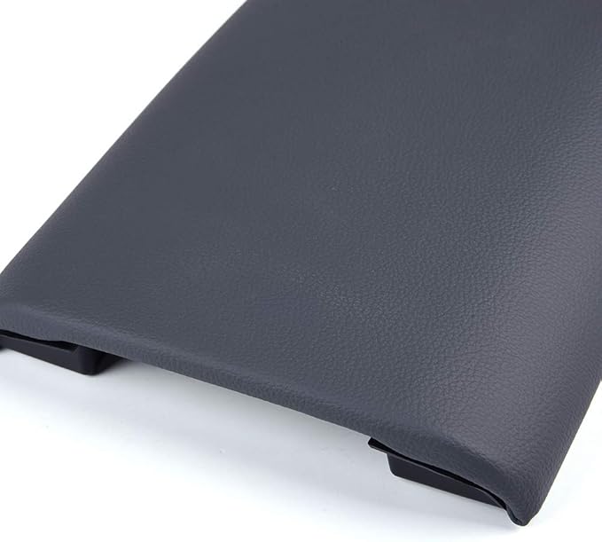 PIT66 Center Console Lid Cover, Compatible with 1997-2000 Ford Explorer/ 1997-2001 Mercury Mountaineer/ 2001-2002 Ford Explorer Sport Trac Gray Armrest Lid Kit 924-883