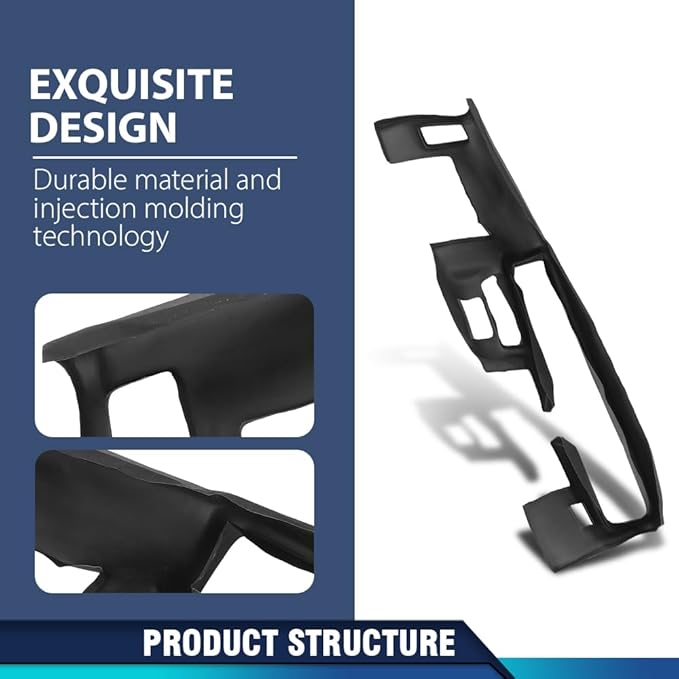 PIT66 Dash Cover Dashboard Panel Compatible with Pontiac Firebird Trans Am 1970 1971 1972 1973 1974 1975 1976 1977 1978 1979 1980 1981 Black