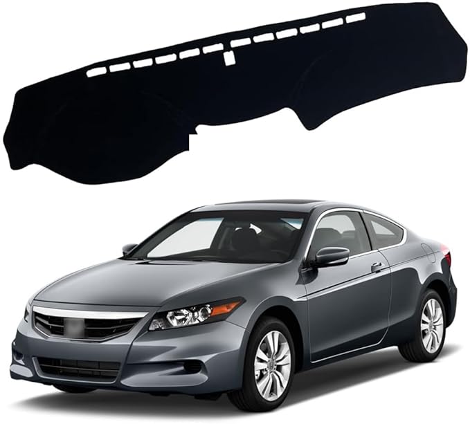 XITER Polyester Dashboard Cover Mat Carpet Dash Nonslip Sun Shade Mat Compatible For Honda accord 2008 2009 2010 2011 2012.