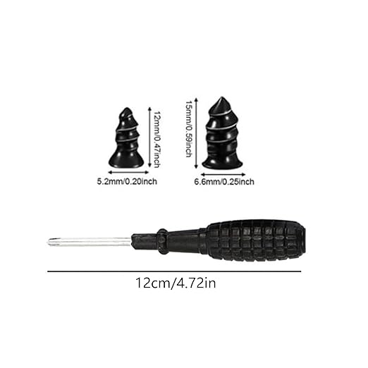 Tire Plug Screws Kit | Professional Self-Service 30-Piece - Screw-in Tire Repair Plugs Fast Tool,for Truck SUV RV Motorcycle Maintenance Roadside Assistance Touring Driving