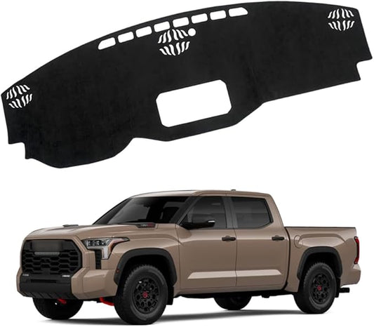 XITER Polyester Dashboard Cover Mat Carpet Dash Nonslip Sun Shade Mat Compatible For Tundra 2022 2023 2024 2025