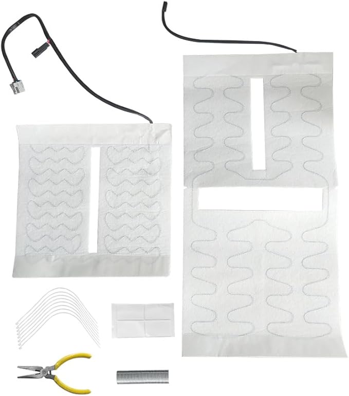 2 Set 15193975 Right/Left Seat Front Heat Pad Seat Cushion Fits for 2003-07 Cadillac Escalade Chevy Silverado GMC Sierra Pickup Truck SUV, 641106, 641105, 88940288, 88940289