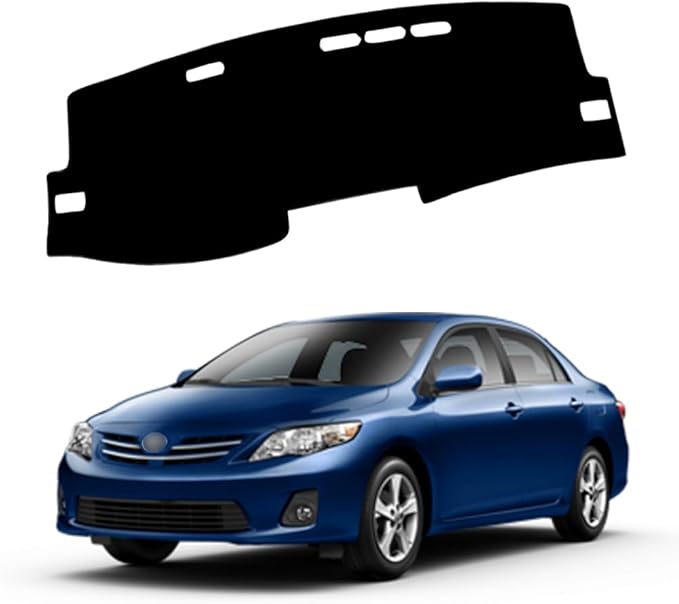 XITER Polyester Dashboard Cover Mat Carpet Dash Nonslip Sun Shade Mat Compatible For Toyota Corolla 2009 2010 2011 2012 2013