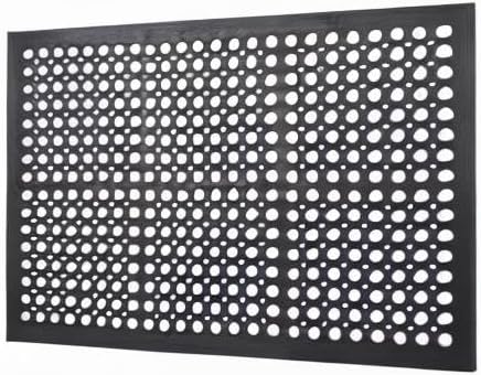 Envelor Anti Fatigue Rubber Floor Mat Non-Slip Restaurant Mat for Floors Bar Drainage Mat Doormat Utility Garage Home Slip Pool Entry 24 x 36 Inches