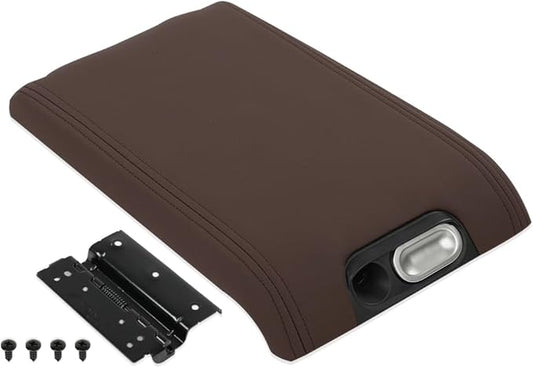 PIT66 Center Console Armrest Lid Cover Compatible with Ford F150 2009-2014/Fit Lincoln Mark LT 2010-2014, Fit for Flow Through Consoles Only 9L3Z1506024CC