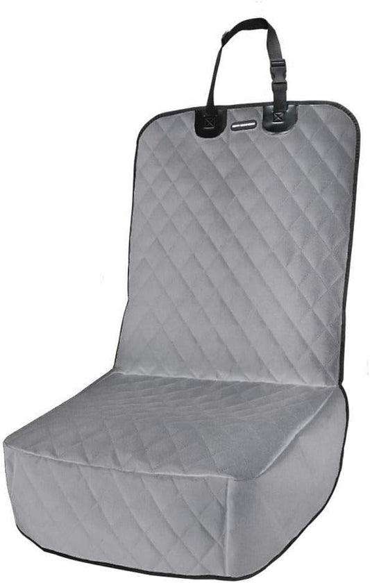 Dog Car Seat Covers 100% Waterproof Car Seat Protector for Pets Front Seat Scratch Proof Non-Slip Durable for Cars,Trucks & SUVs (Grey)