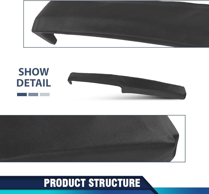 PIT66 Dash Bezel Cover Dashboard Black Compatible with Buick Apollo/Olds Omega 1972-1974 Fit Chevy Chevy II/Chevy Nova 1969-1974 Fit Pontiac Ventura 1971-1974 Instrument Panel