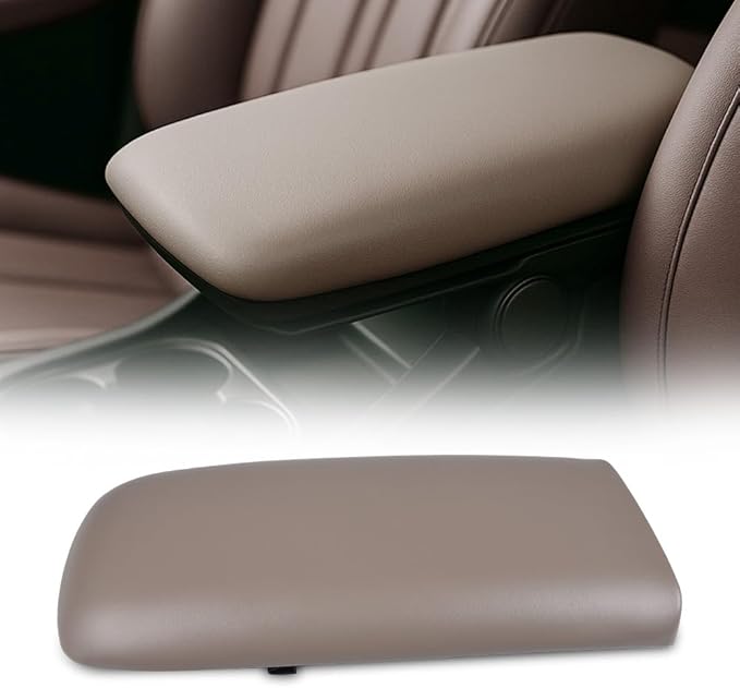 PIT66 Center Console Lid, Compatible with 1997-2000 Ford Explorer/1997-2001 Mercury Mountaineer/2001-2002 Ford Explorer Sport Trac Beige