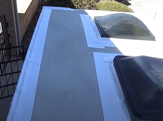 RV Roof Tape, 4" x 10' White, RV Sealant Tape for Camper Roof Repair, Trailer Roof Sealant, Stop Camper Roof Leaks, UV-Resistant - Eternabond Equivalent (4" x 10', White)