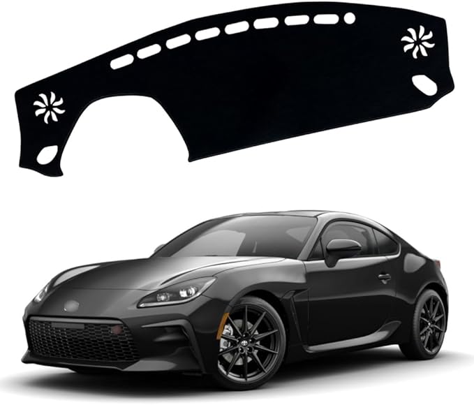 XITER Polyester Dashboard Cover Mat Carpet Dash Nonslip Sun Shade Mat Compatible For Toyota GR86 2022 2023 2024