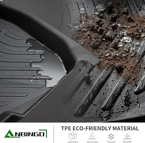 ANBINGO®-Floor Mats for Jeep Renegade 2015-2025,TPE All Weather Protection Renegade Car Floor Liners Front & Rear Row Waterproof Renegade Accessories