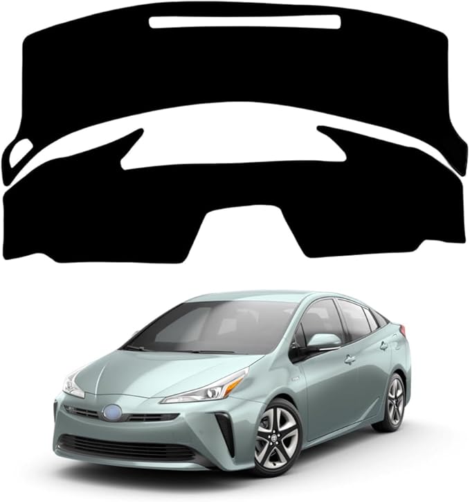 XITER Polyester Dashboard Cover Mat Carpet Dash Nonslip Sun Shade Mat Compatible For Toyota pruis 2016 2017 2018 2019 2020 2021