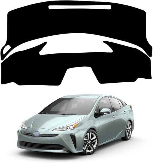 XITER Polyester Dashboard Cover Mat Carpet Dash Nonslip Sun Shade Mat Compatible For Toyota pruis 2016 2017 2018 2019 2020 2021