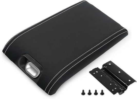 PIT66 Center Console Armrest Lid, Compatible with 2009-2014 Ford F150/10-14 Lincoln Mark LT 9L3Z-1506024-CC Console Armrest Top Lid Black