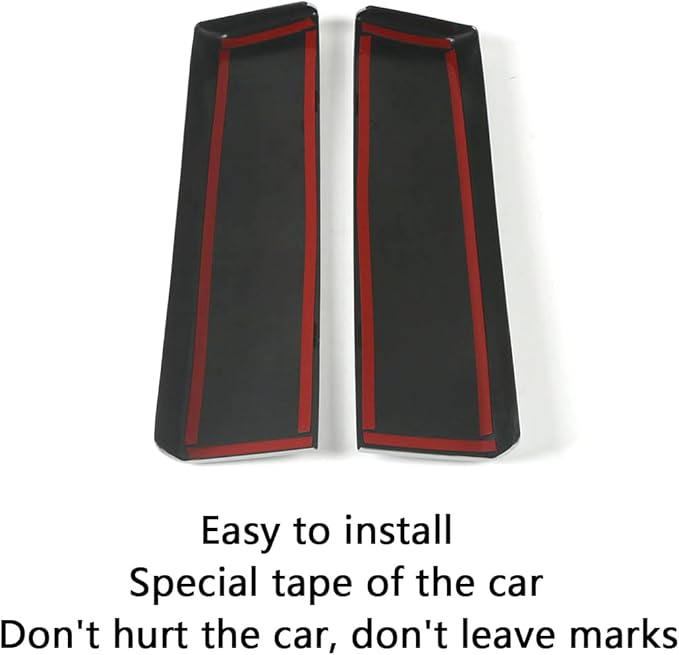 Auto Parts Compatible with Nissan New Rogue 2021 2022 2023 2024 2025Inner Center Console Armrest Box Cover Trim Protector Cap (Matte Silver) ABS 2PCS