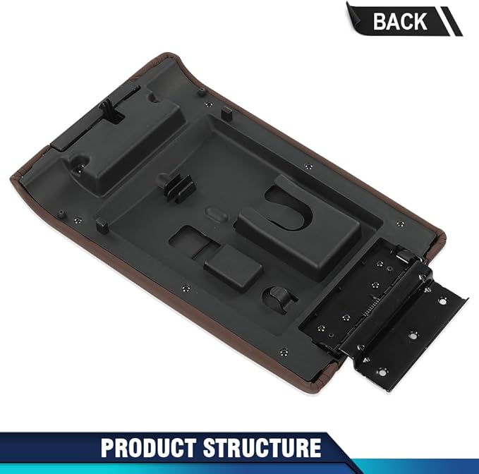 PIT66 Center Console Armrest Lid Cover Compatible with Ford F150 2009-2014/Fit Lincoln Mark LT 2010-2014, Fit for Flow Through Consoles Only 9L3Z1506024CC