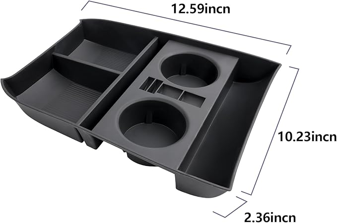2025 Palisade Lower Console Organizer for 2020 2021 2022 2023 2024 2025 Hyundai Palisade SE/SEL/XRT/Limited/Calligraphy Under Armrest Organizer Insert Tray w/Cup Holder 2025 Palisade Accessories