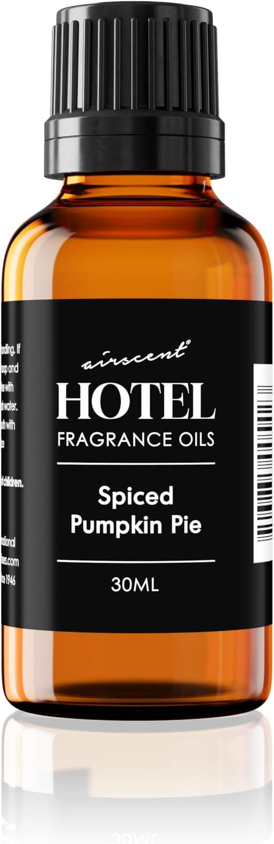 AirScent Spiced Pumpkin Pie Holiday Diffuser Oil - Premium Pumpkin Spice Holiday Fragrance Oil for Ultrasonic and Waterless Diffusers and Crafting - 30ml, 1 fl oz Glass Dropper Bottle