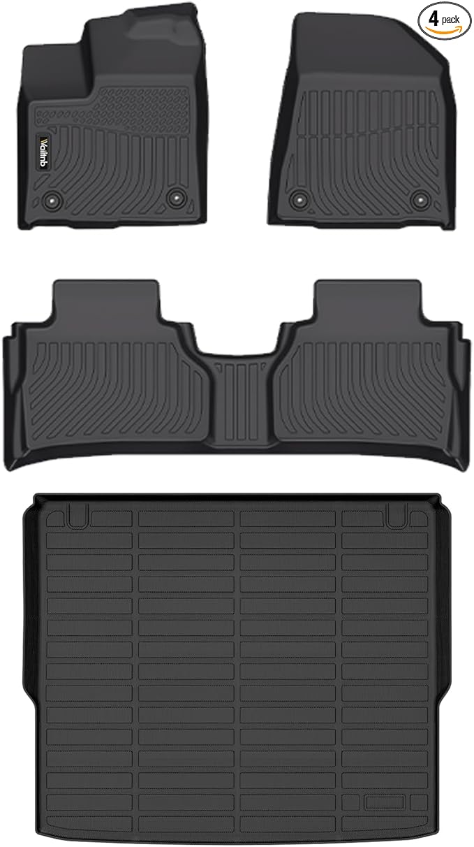 Wailtnb-Floor Mats for Nissan Murano 2025 2026 Waterproof Durable All Weather Automotive Floor Liner Cargo Mat Custom Fit Car Mat for Murano Accessories Black