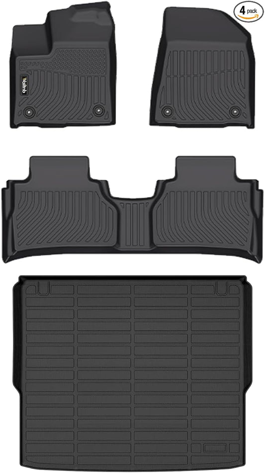 Wailtnb-Floor Mats for Nissan Murano 2025 2026 Waterproof Durable All Weather Automotive Floor Liner Cargo Mat Custom Fit Car Mat for Murano Accessories Black