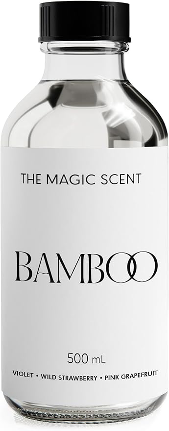 The Magic Scent Bamboo Diffuser Oil - Hotel & Home Luxury Scents Inspired by The Four Seasons, Bora Bora - Diffuser Oil Scents for Home Designed for Use in All Diffusers - 16.9 fl oz, 500 mL