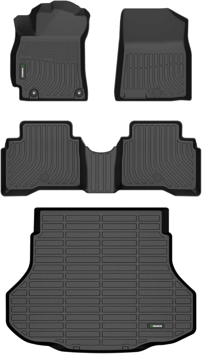ANBINGO®Floor Mats Fit for Hyundai Elantra Hybrid 2021-2025&Cargo Liners All Weather Mats for Hyundai Elantra Hybrid TPE Car Mat Rugs for Elantra Hybrid Rubber Trunk Carpet for Elantra Hybrid